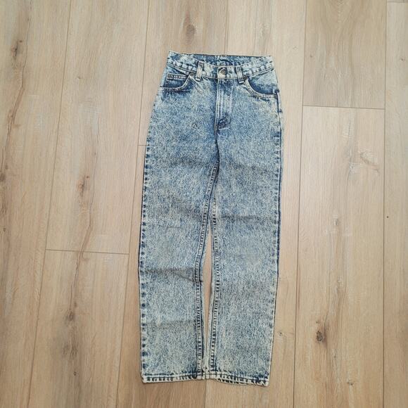 Vintage 80s Levi's 512 Orange Tab Womens Slim Fit Jeans 25 Waist Acid Wash USA - Picture 1 of 8